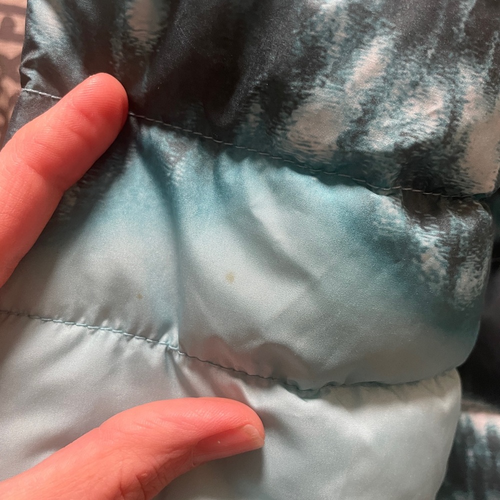 Merrell Silversun Featherless Puffer Hoodie, mountain landscape print - Picture 6 of 9
